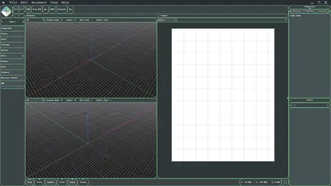 Minek Technic BIM workspace with 3D views and a layout sheet